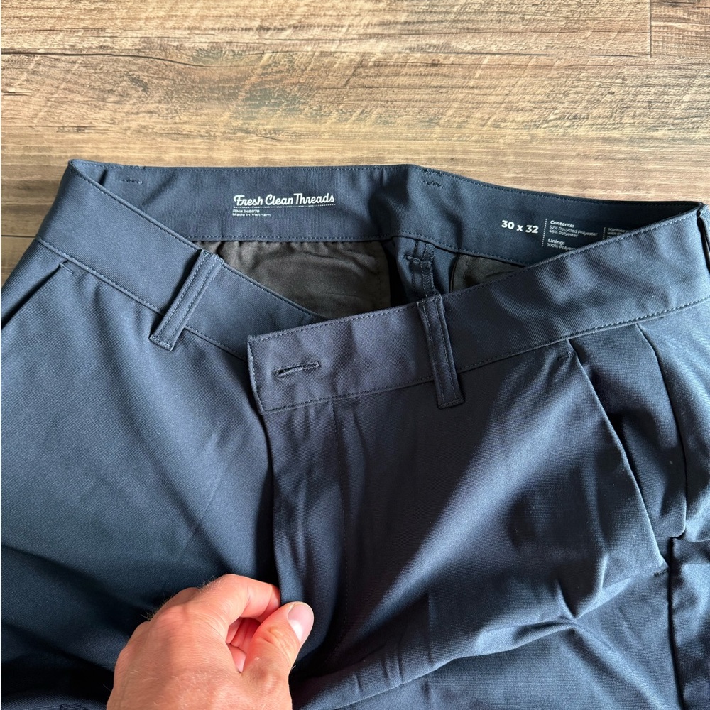 Fresh Clean Threads Navy Blue Chino Pants 30x32
